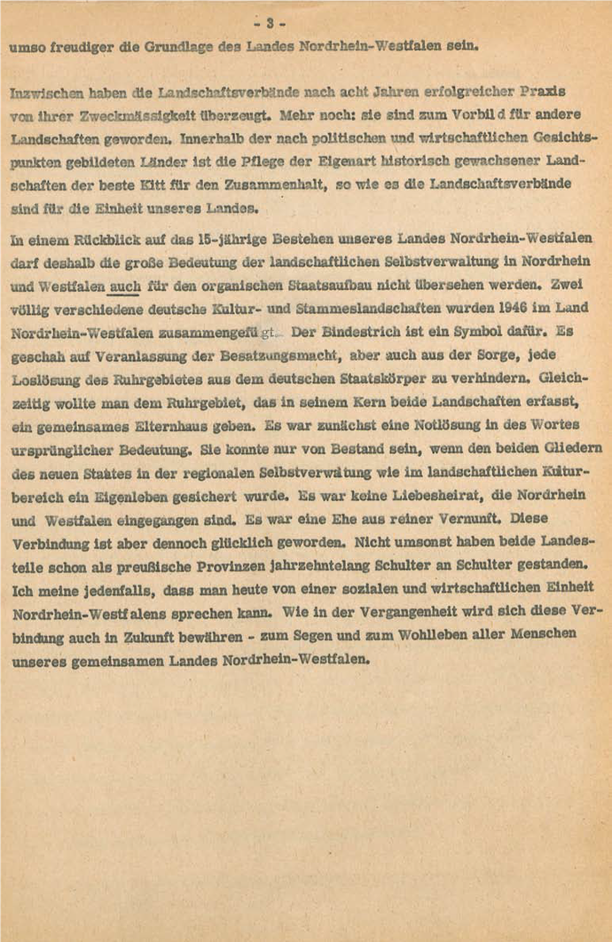 Der Schluss des Interviews mit Herrn Dr. Köchling, 1961