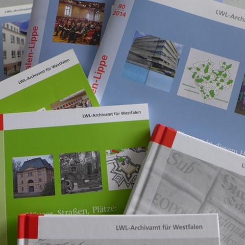 Verschiedene Publikationen des LWL-Archivamtes