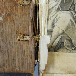 beschädigtes Buch (Foto: LWL-Archivamt)
