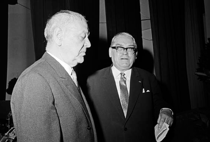 Friedrich Sieburg und Anton Köchling, 1963