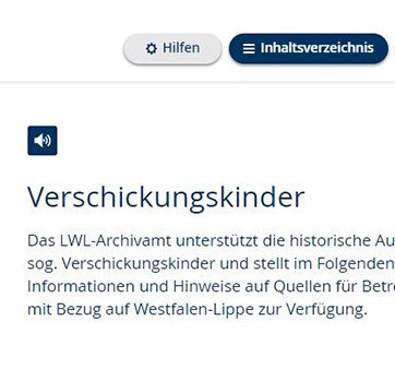 LWL Aktuelles aus dem LWLArchivamt LWLArchivamt für Westfalen