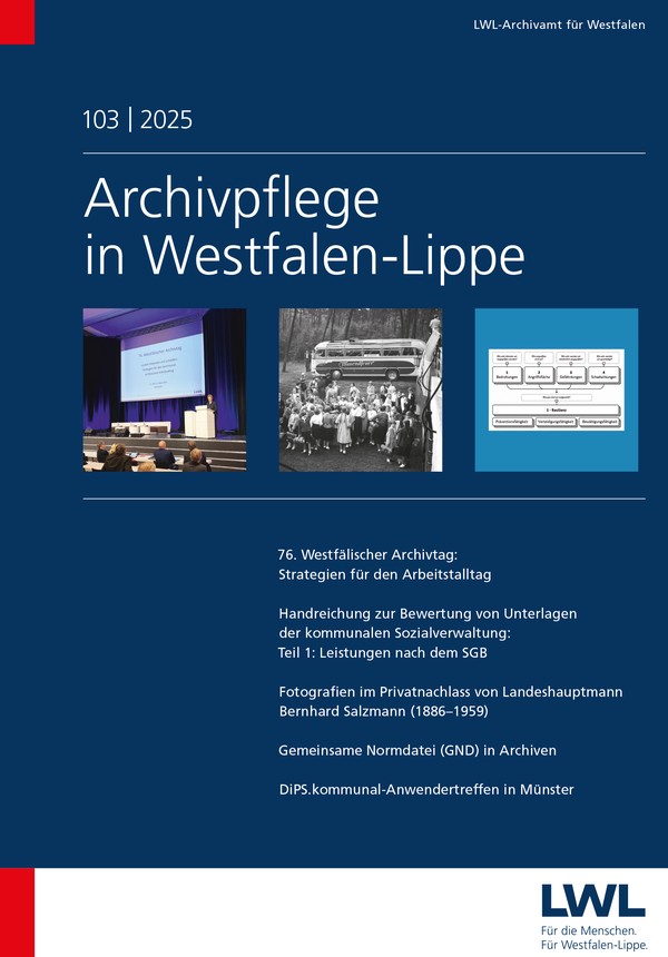 Umschlag von Heft 103 (2025)