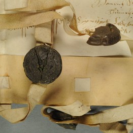 Urkunde mit Siegel (Foto: LWL-Archivamt)