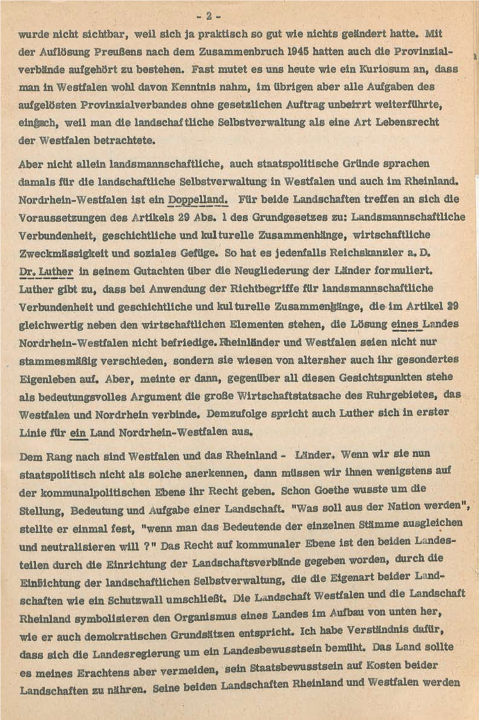 Der zweite Teil des Interviews mit Herrn Dr. Köchling, 1961