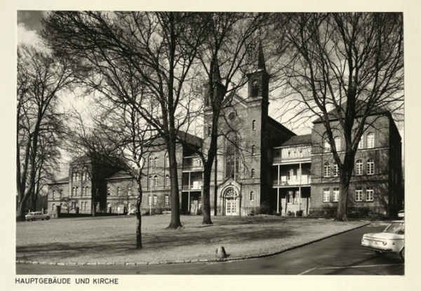 Hauptverwaltungsgebäude des Westfälischen Landeskrankenhauses Lengerich 1968