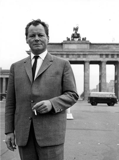 Willy Brandt, damaliger Regierender Bürgermeister von Berlin