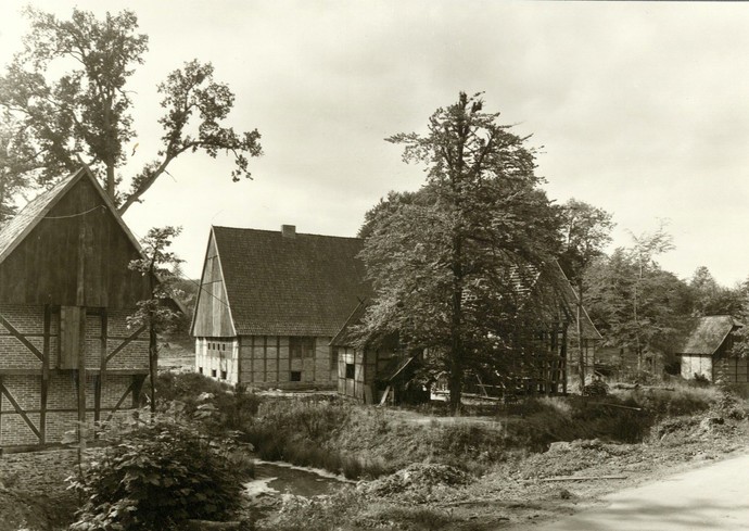 Haupthaus des münsterländischen Gräftenhofes (Foto: Landesbildstelle Westfalen, Münster i. W., Landeshaus)