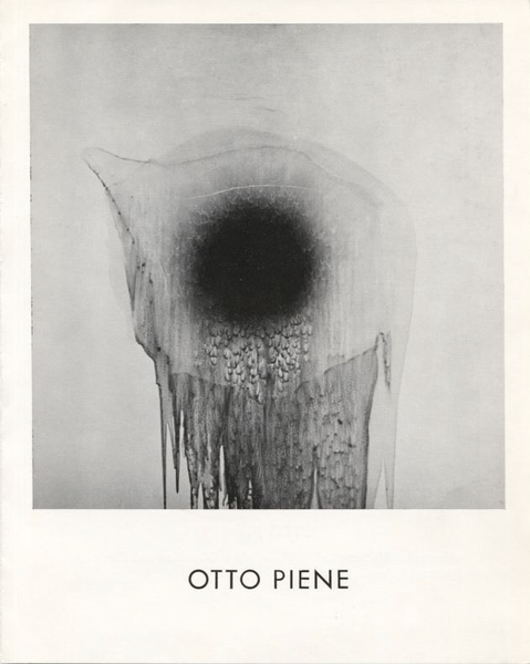 Deckblatt der Einladung zum Festakt zur Verleihung des Konrad-von-Soest-Preises an Otto Piene.