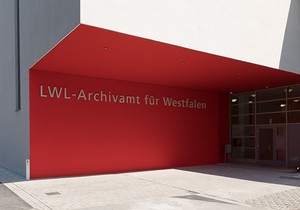 Eingang zum LWL-Archivamt